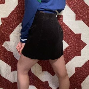 Black Corduroy skirt.